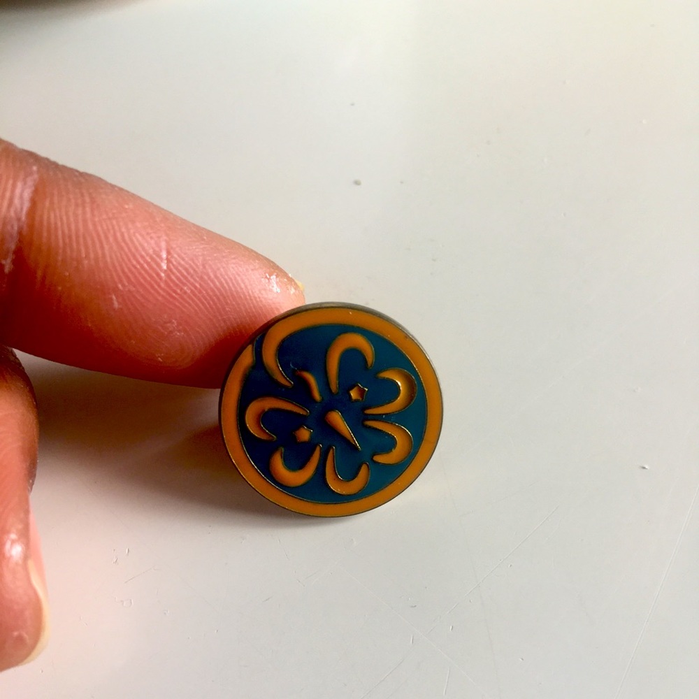 Butterfly shaped pin